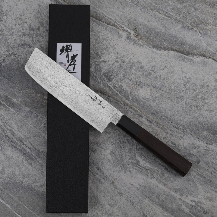 Nakiri 16,5 cm Sakai Takayuki Ginga ZA-18 Damascus