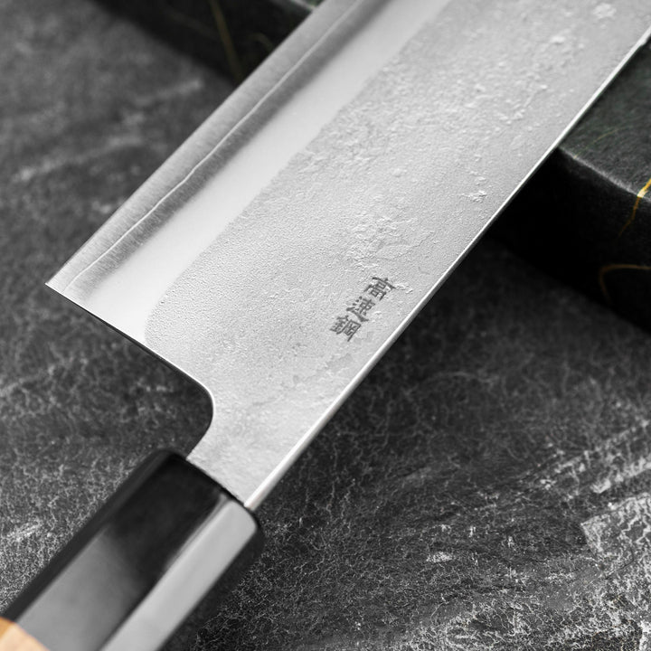 Nakiri 16,5 cm Yoshikane Hamono Nashiji SKD11/SS