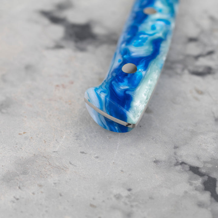 Nakiri 16 cm Takeshi Saji Blue Acrylic STRIX