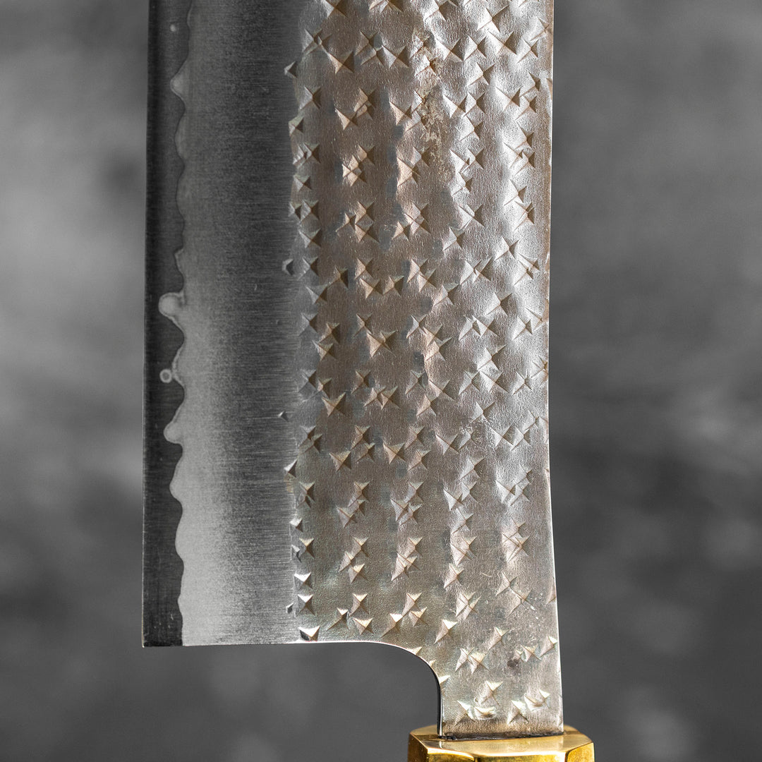 Nakiri 16 cm Yu Kurosaki Kokusen Brass Aogami Super/SS