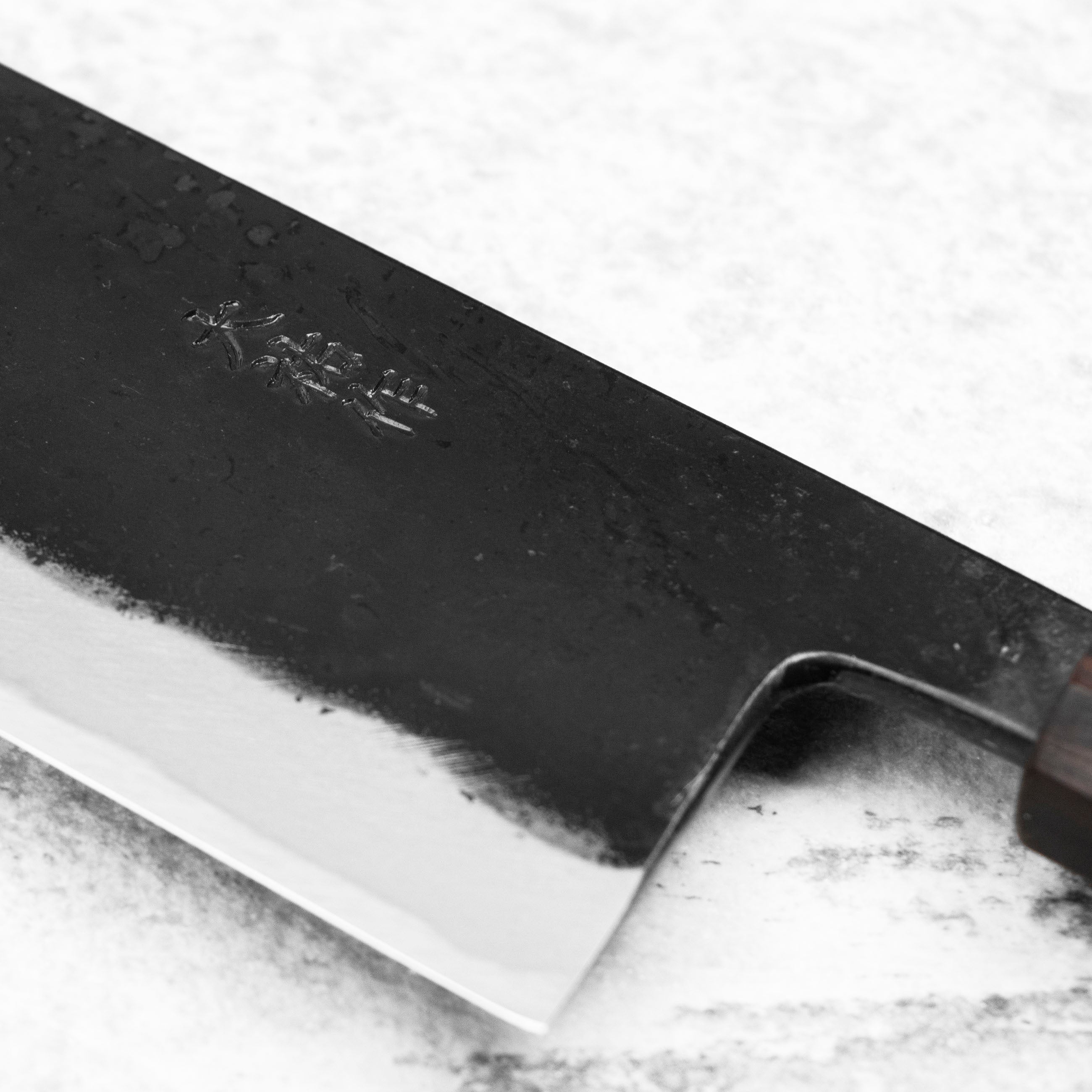Nakiri 17 cm Daisuke Nishida Shirogami#1/Iron – Japan-knives.com