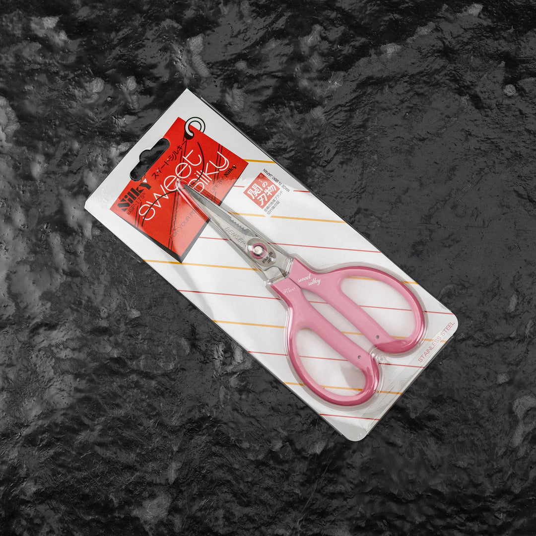 Floral Scissors Universal 175 mm Pink Silky USP-175P