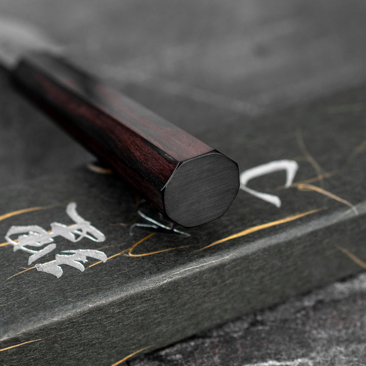 Paring 8 cm Hatsukokoro Sumi Kurouchi Aogami#2/Iron