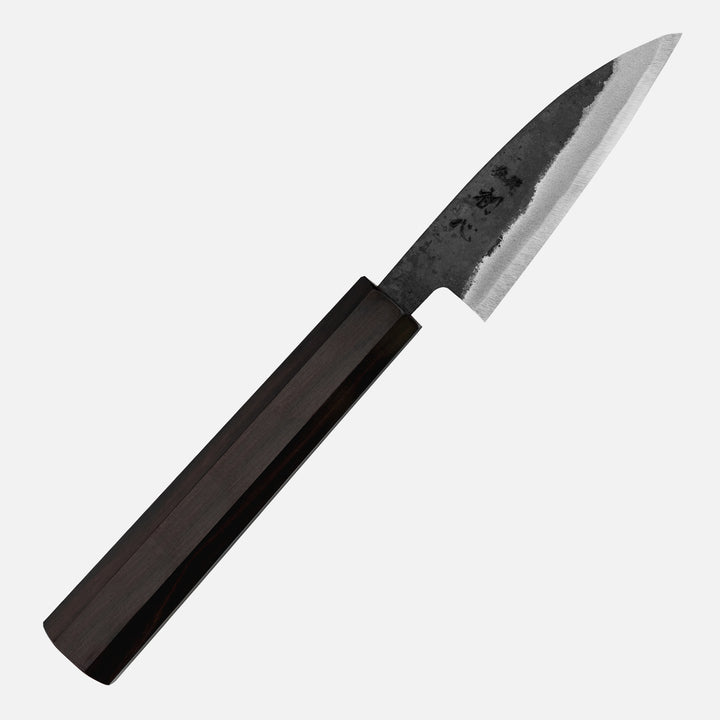 Paring 8 cm Hatsukokoro Sumi Kurouchi Aogami#2/Iron