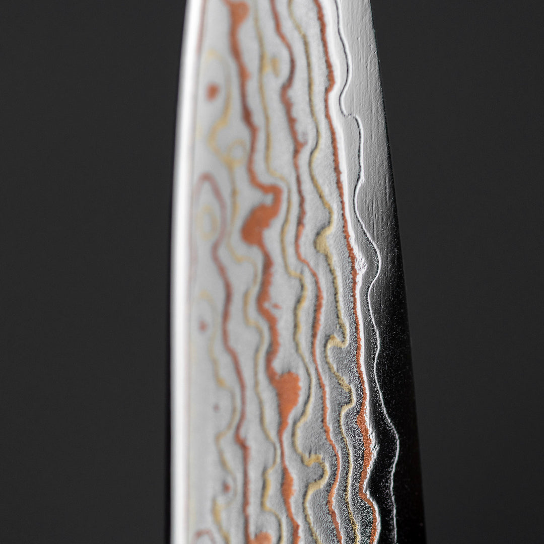 Petty 11 cm Mcusta Zanmai Phoenix White Limited Damascus VG-10W