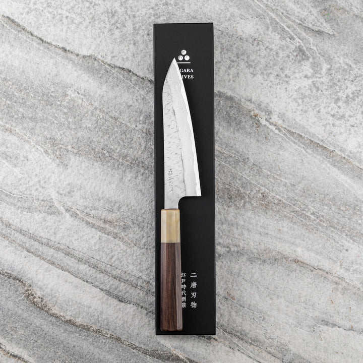 Petty 11 cm Nigara Hamono STRIX Damascus