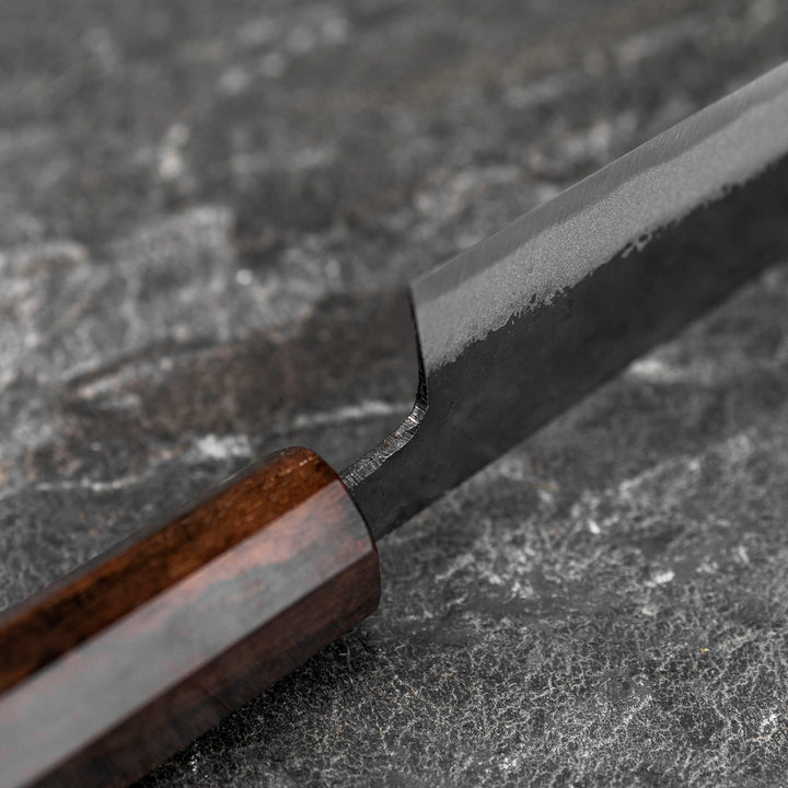 Petty 12 cm Hatsukokoro Sumi Kurouchi Aogami#2/Iron