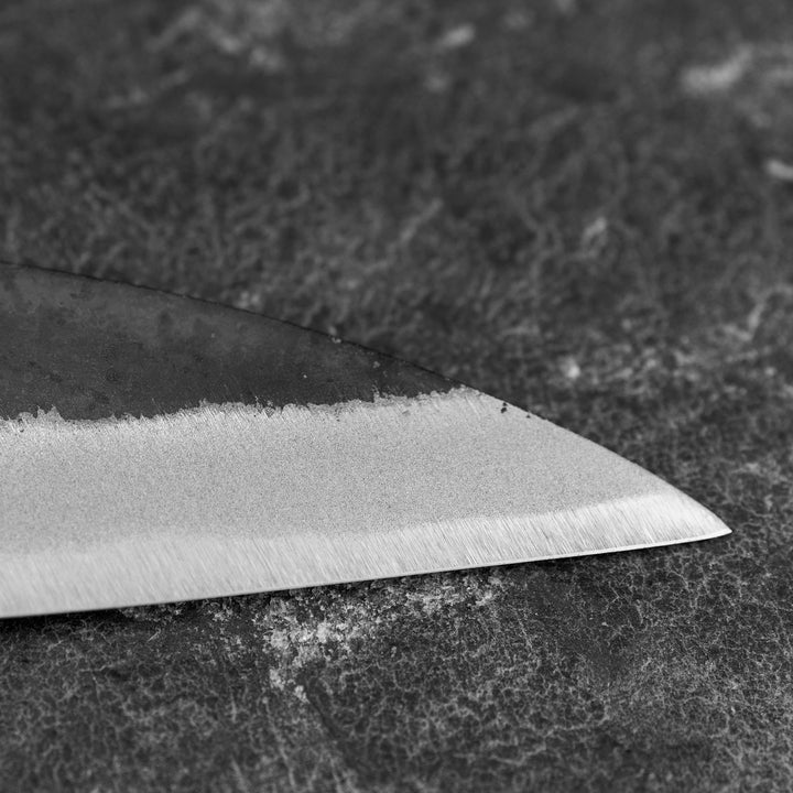 Petty 12 cm Hatsukokoro Sumi Kurouchi Aogami#2/Iron
