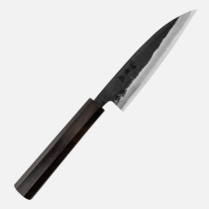 Petty 12 cm Hatsukokoro Sumi Kurouchi Aogami#2/Iron
