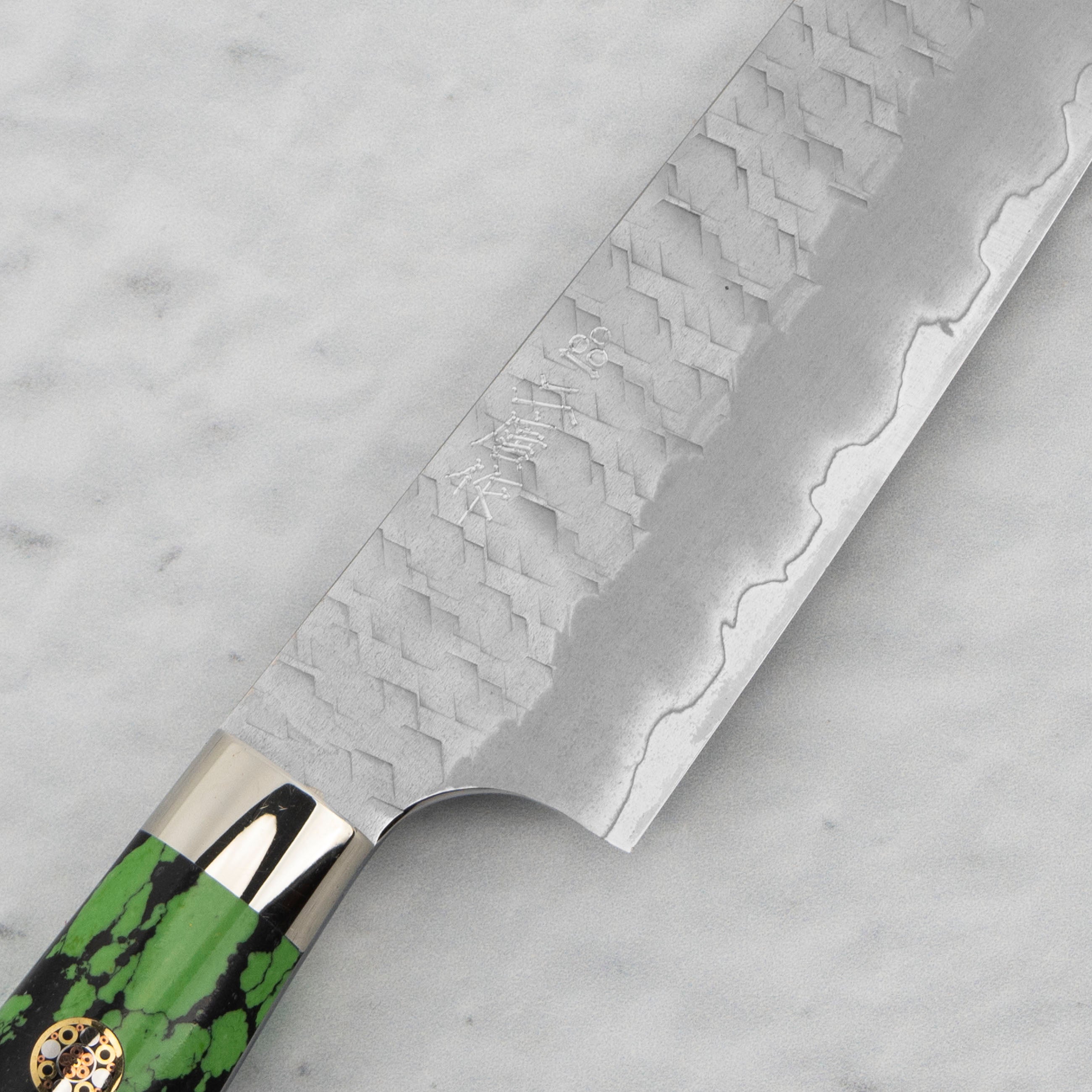 Petty 15 cm Nigara Hamono SG2 Green Frog Limited – Japan-knives.com