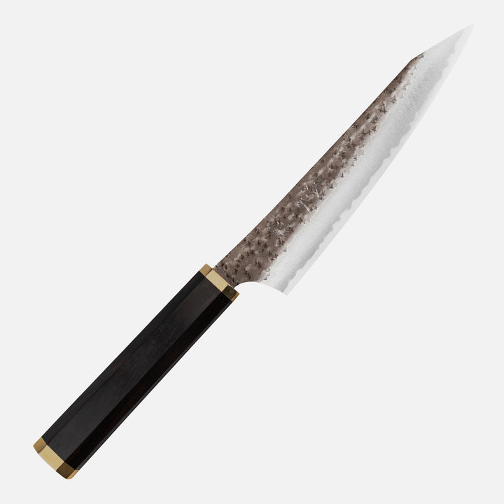 Petty 15 cm Yu Kurosaki Kokusen Brass Aogami Super/SS