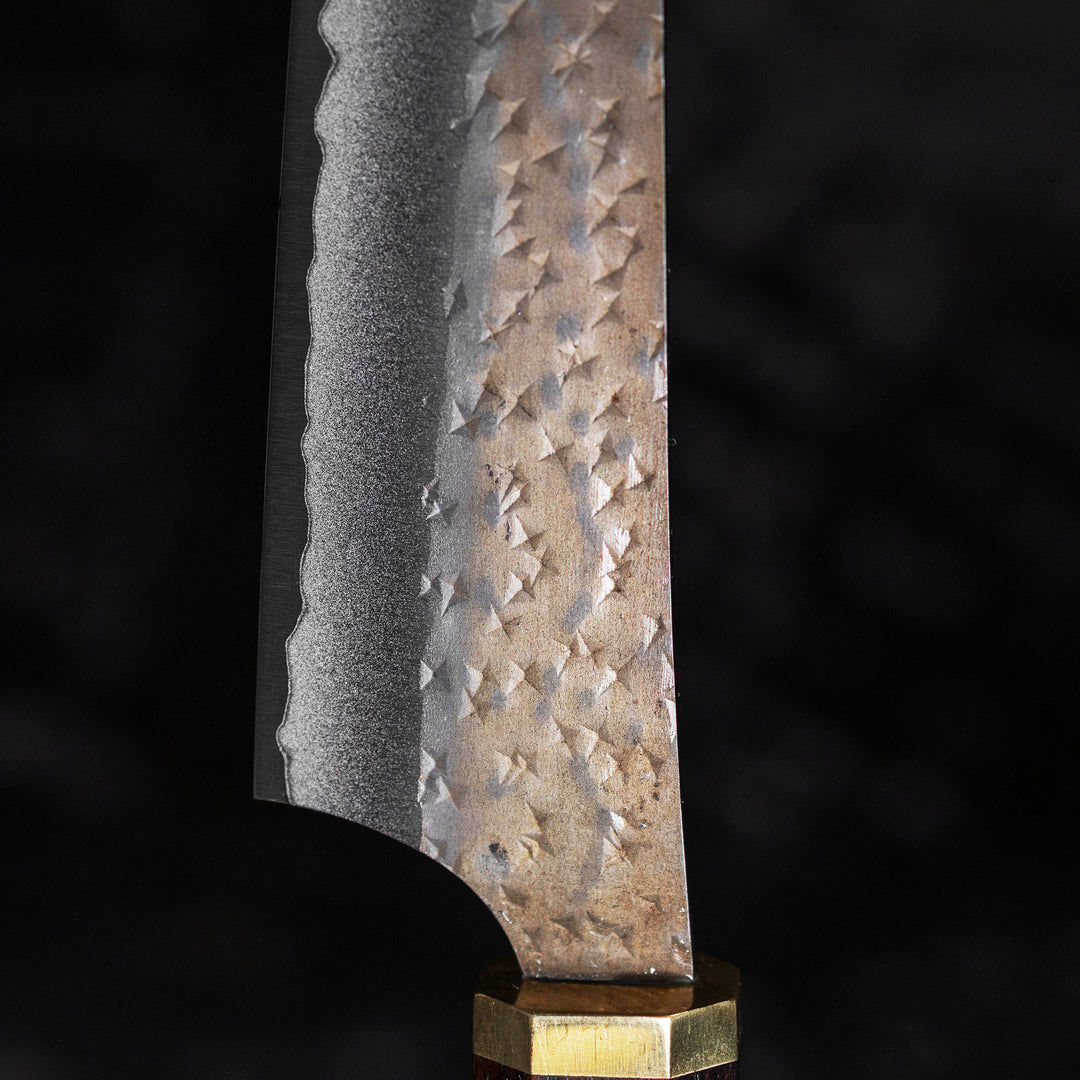 Petty 15 cm Yu Kurosaki Kokusen Brass Aogami Super/SS
