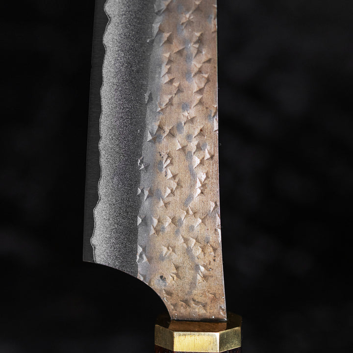 Petty 15 cm Yu Kurosaki Kokusen Brass Aogami Super/SS