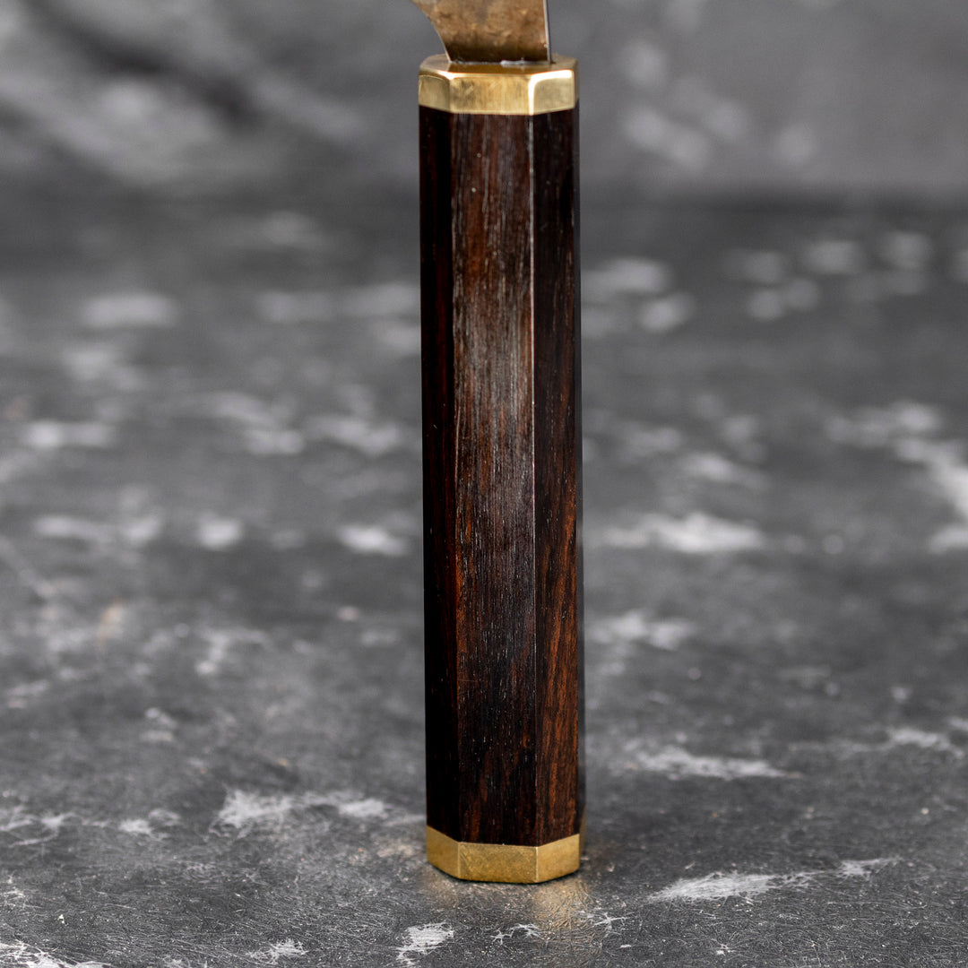 Petty 15 cm Yu Kurosaki Kokusen Brass Aogami Super/SS
