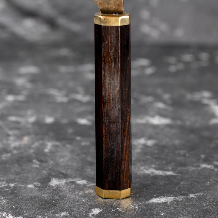 Petty 15 cm Yu Kurosaki Kokusen Brass Aogami Super/SS