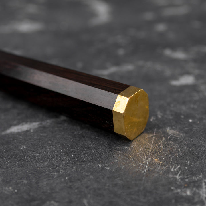 Petty 15 cm Yu Kurosaki Kokusen Brass Aogami Super/SS