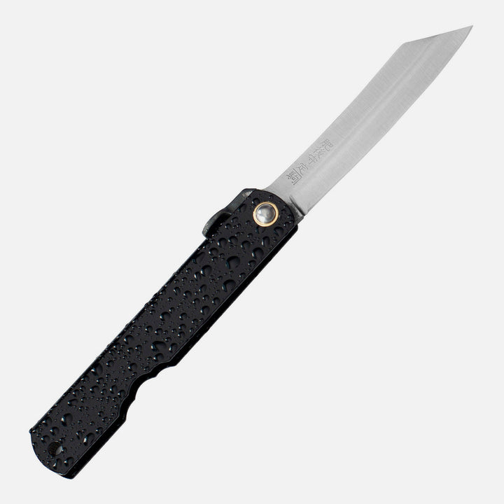 Pocket Knife Higonokami Black Mizushibuki 8 cm Aogami#2