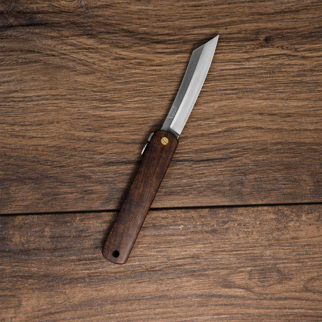 Pocket Knife Higonokami Kanekoma Iron wood 8 cm VG-10