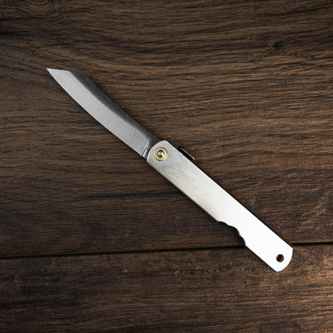 Pocket Knife Higonokami Kanekoma Silver 7 cm Mono
