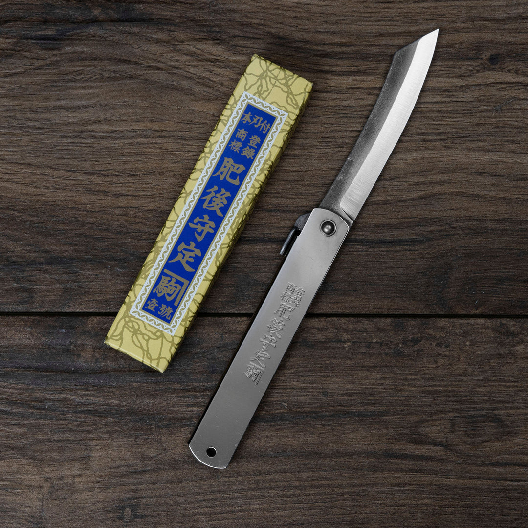 Pocket Knife Higonokami Kanekoma Silver 9 cm Mono