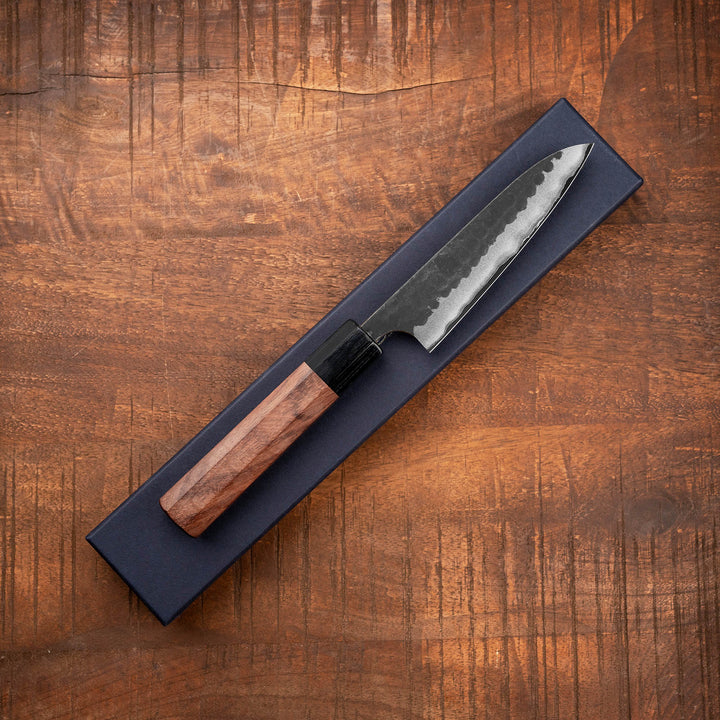 Petty 12 cm Anryu Hamono Kurouchi Aogami Super/Iron