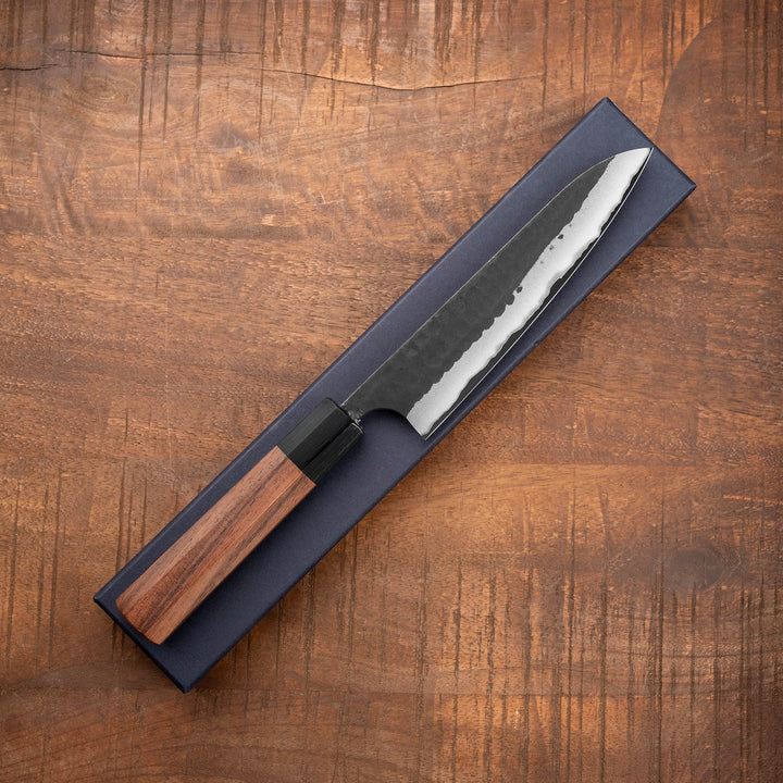 Petty 15 cm Anryu Hamono Kurouchi Aogami Super/Iron