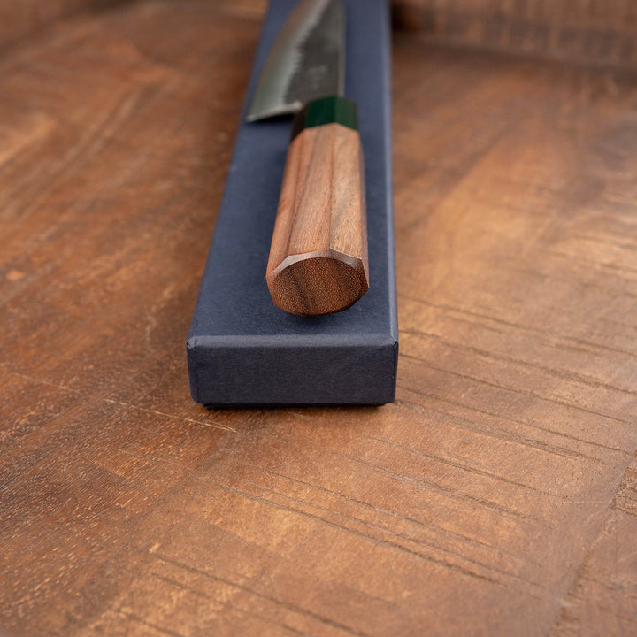 Petty 15 cm Anryu Hamono Kurouchi Aogami Super/Iron