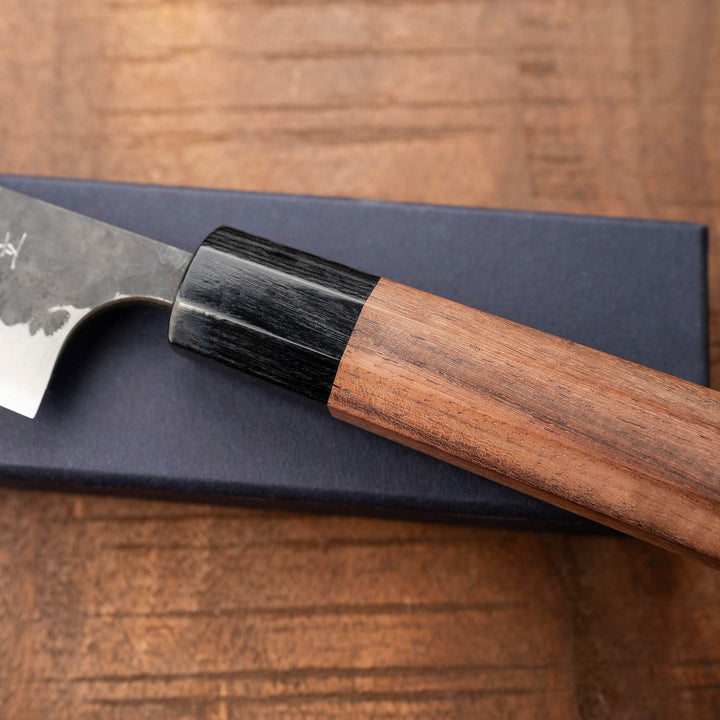 Petty 15 cm Anryu Hamono Kurouchi Aogami Super/Iron