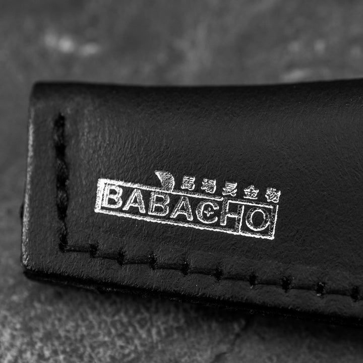 Sekisou Black Damascus Hatchet 13 cm  + Leather Sheath Babacho