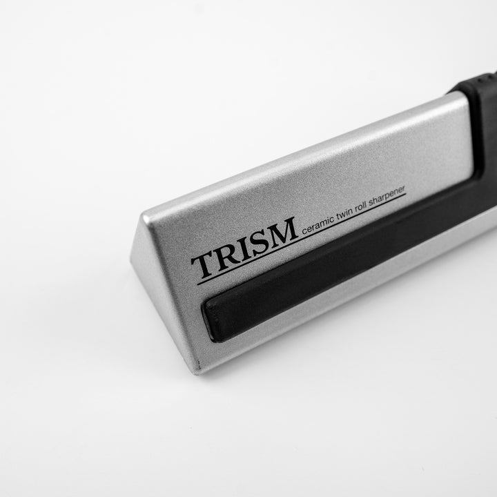 2-Stage Ceramic Wheel Sharpener Fujicut Trism Silver/Black