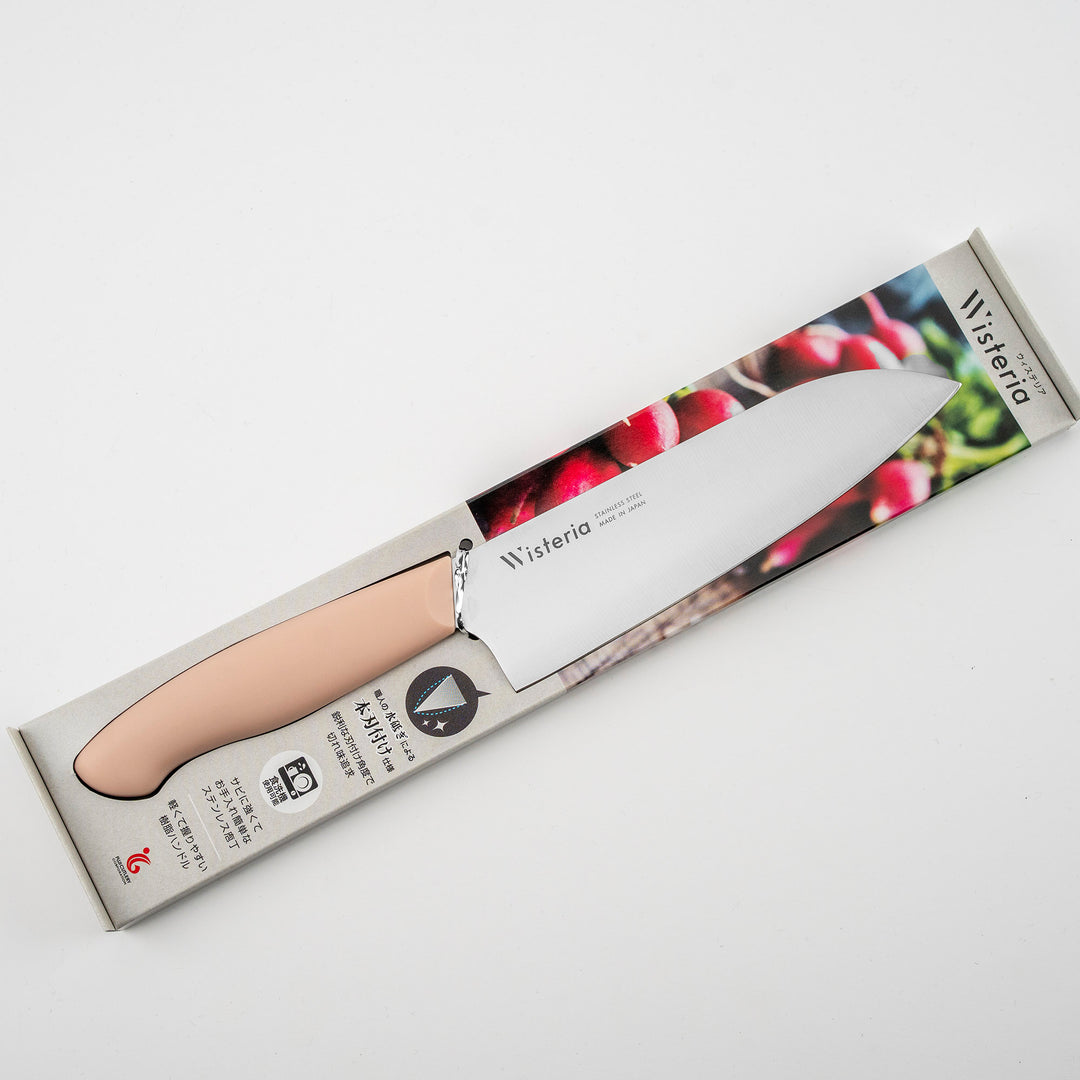 Santoku 17 cm Fujicut Wisteria Pink MV