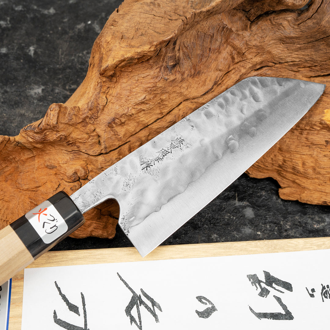 Santoku 16,5 cm Fujiwara Shirogami#1/SS