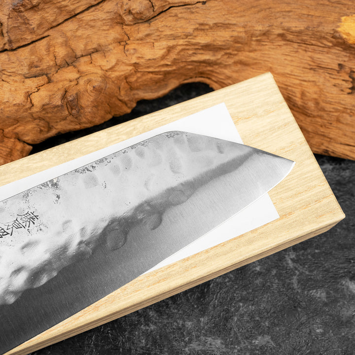 Santoku 16,5 cm Fujiwara Shirogami#1/SS