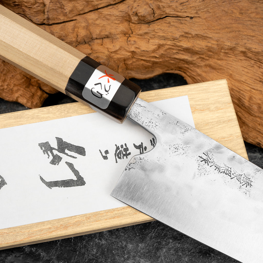 Santoku 16,5 cm Fujiwara Shirogami#1/SS