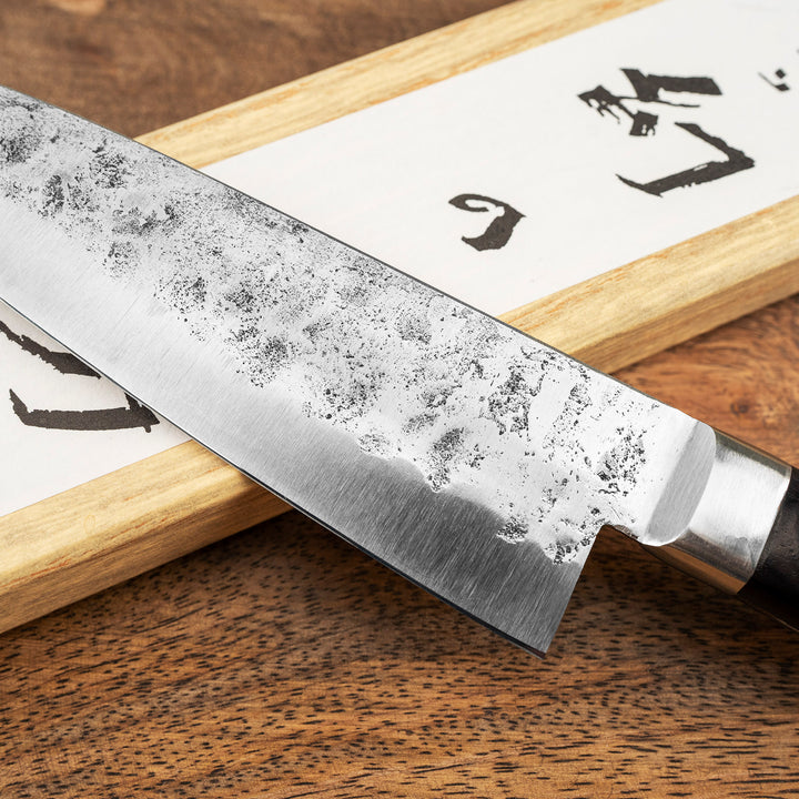 Gyuto 15 cm Fujiwara Pakka Shirogami#1/SS