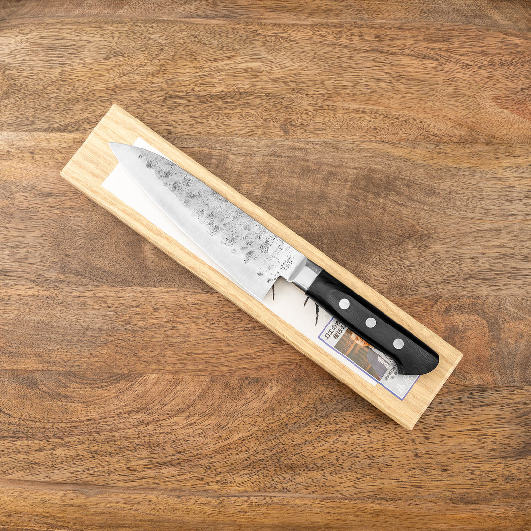 Gyuto 15 cm Fujiwara Pakka Shirogami#1/SS