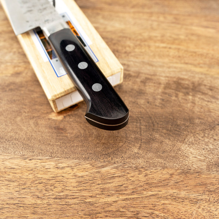 Gyuto 15 cm Fujiwara Pakka Shirogami#1/SS