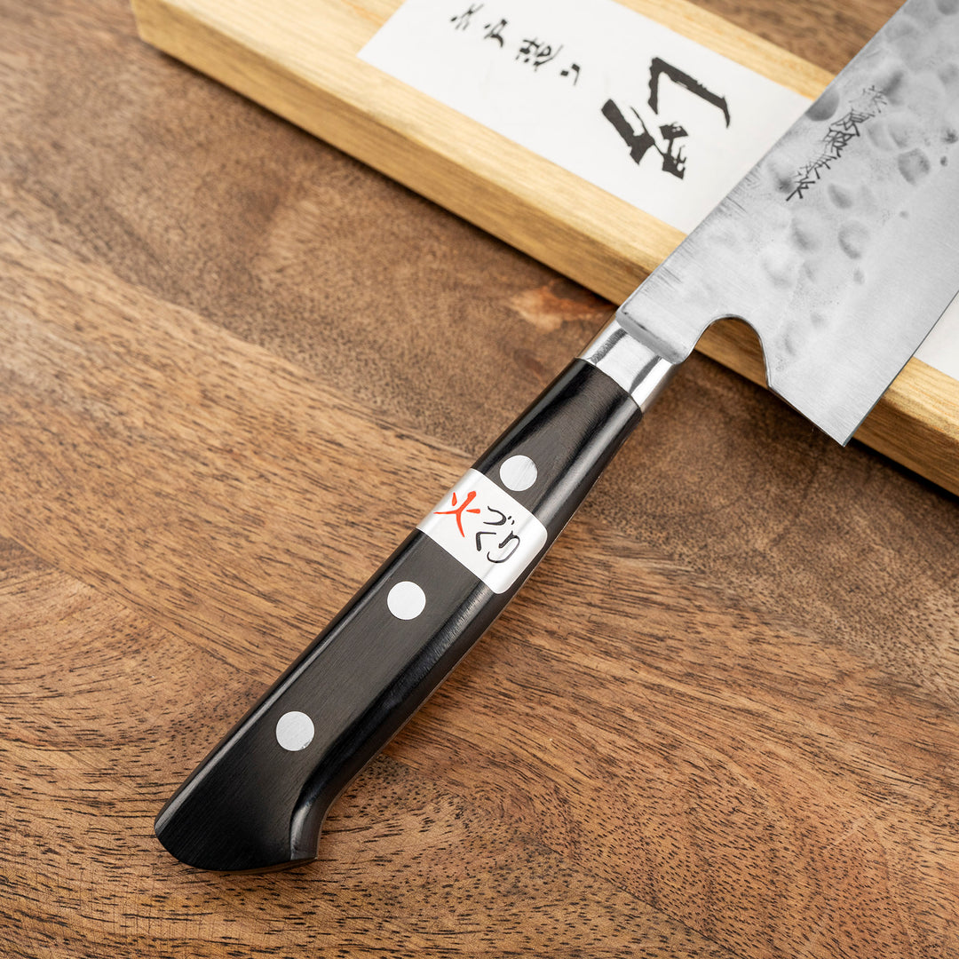 Gyuto 18 cm Fujiwara Pakka Shirogami#1/SS