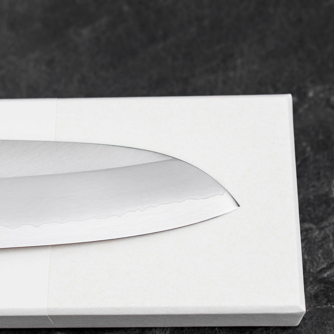Santoku 17 cm Hado Shiosai Urushi Kijiro Ginsan