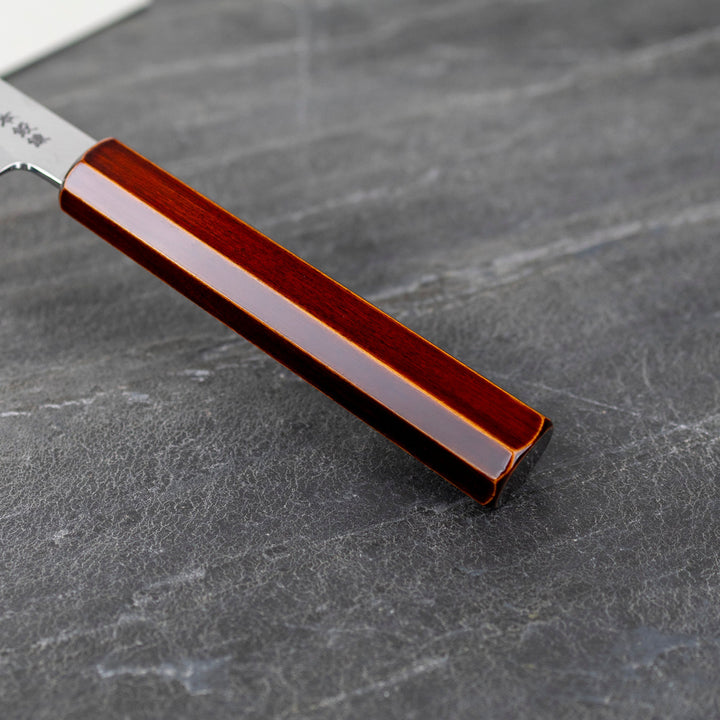 Santoku 17 cm Hado Shiosai Urushi Kijiro Ginsan