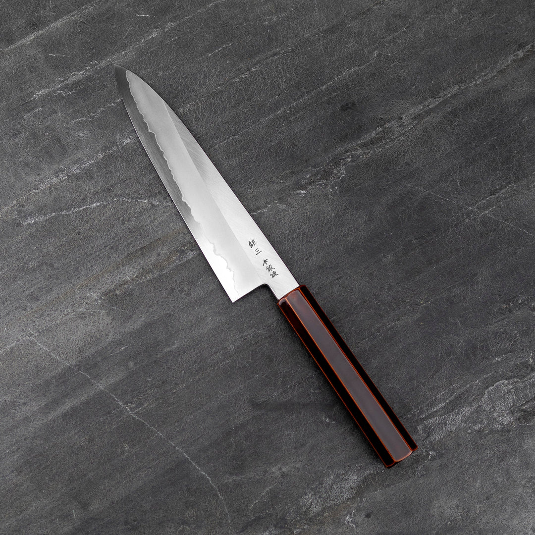 Gyuto 20 cm Hado Shiosai Urushi Kijiro Ginsan