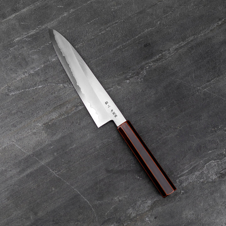 Gyuto 20 cm Hado Shiosai Urushi Kijiro Ginsan
