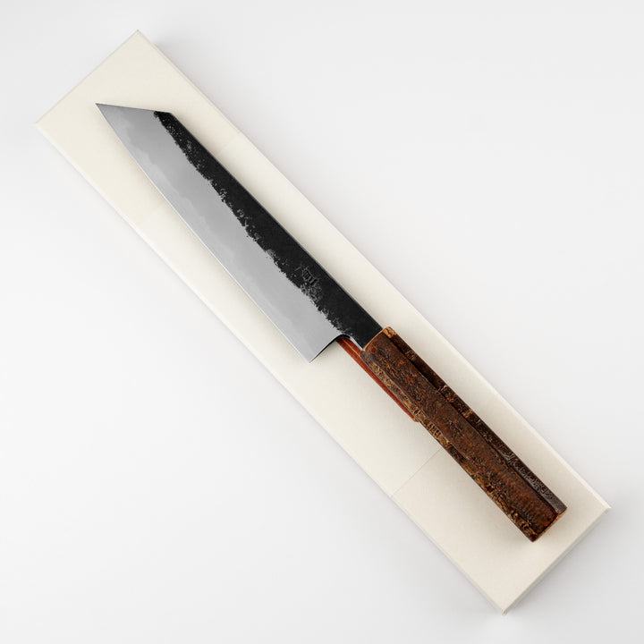 Kiritsuke Gyuto 20 cm Hado Sumi Kurouchi Shirogami#2/Iron