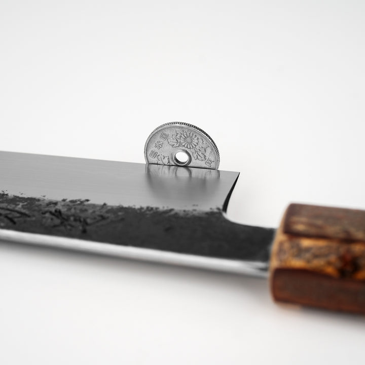 Kiritsuke Gyuto 20 cm Hado Sumi Kurouchi Shirogami#2/Iron