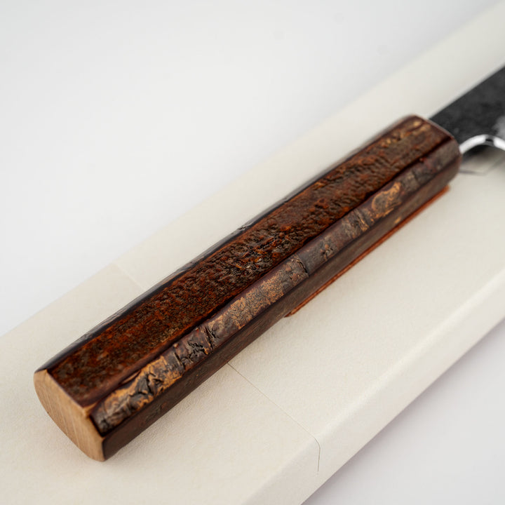 Kiritsuke Gyuto 20 cm Hado Sumi Kurouchi Shirogami#2/Iron