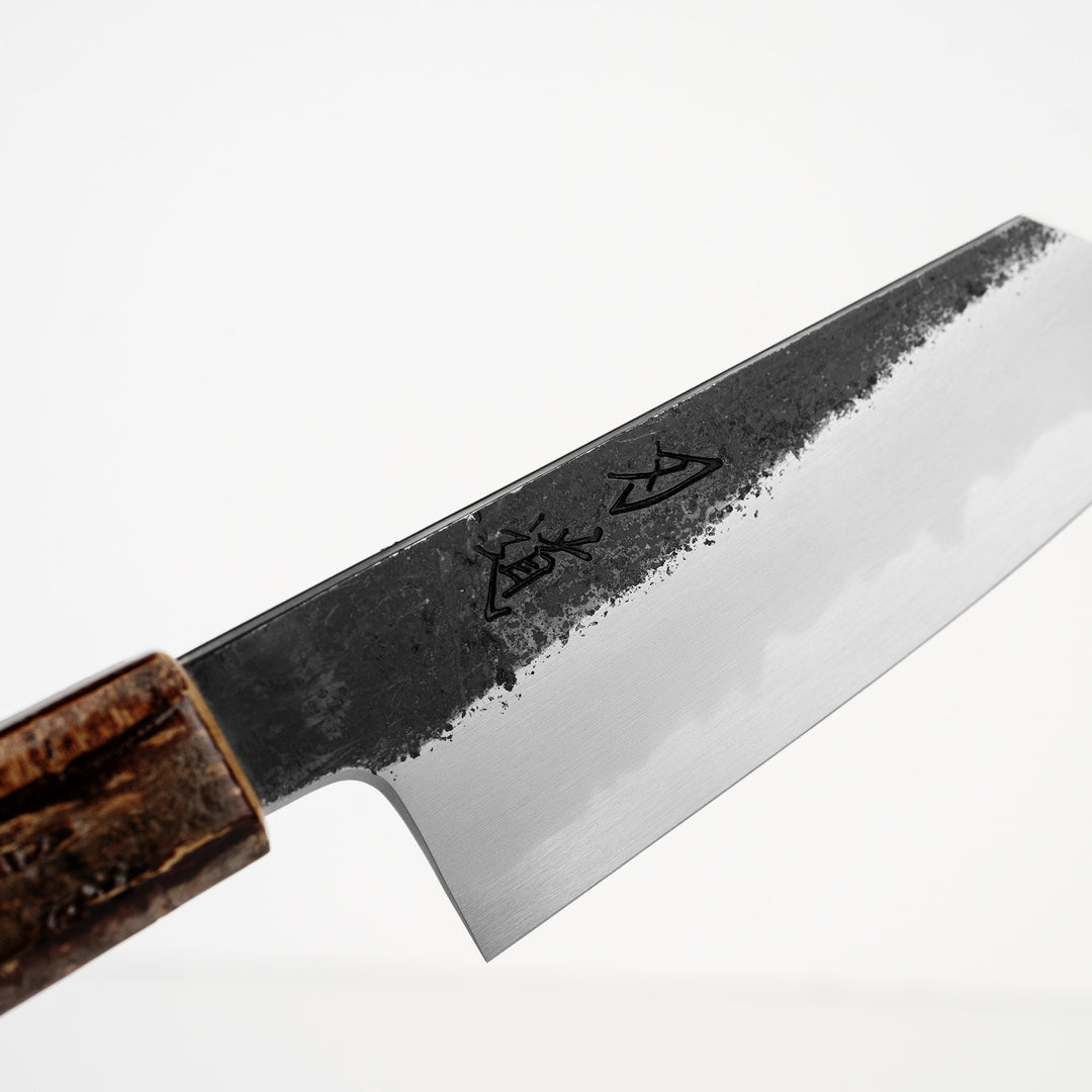 Ko-Bunka 13 cm Hado Sumi Kurouchi Shirogami#2/Iron