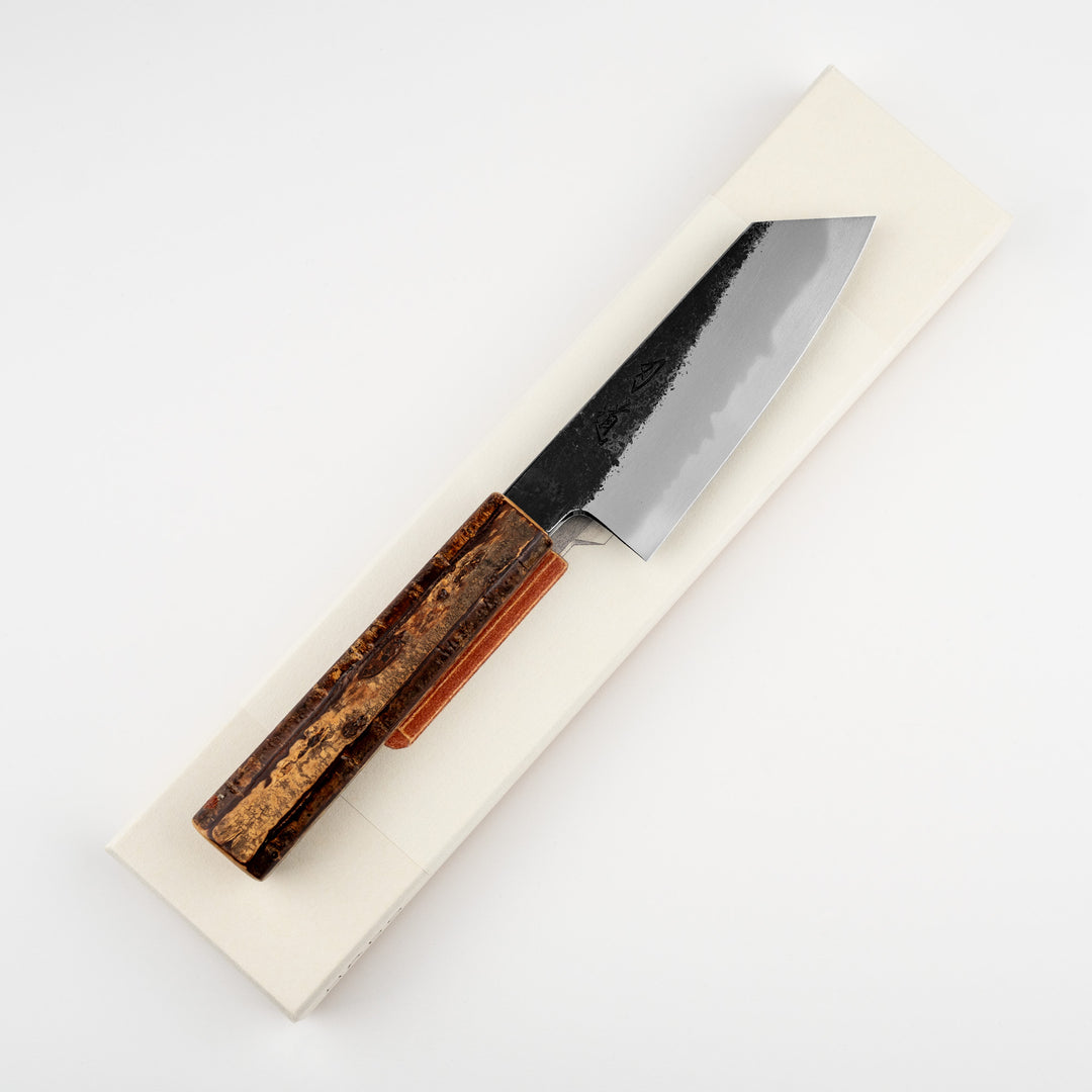 Ko-Bunka 13 cm Hado Sumi Kurouchi Shirogami#2/Iron