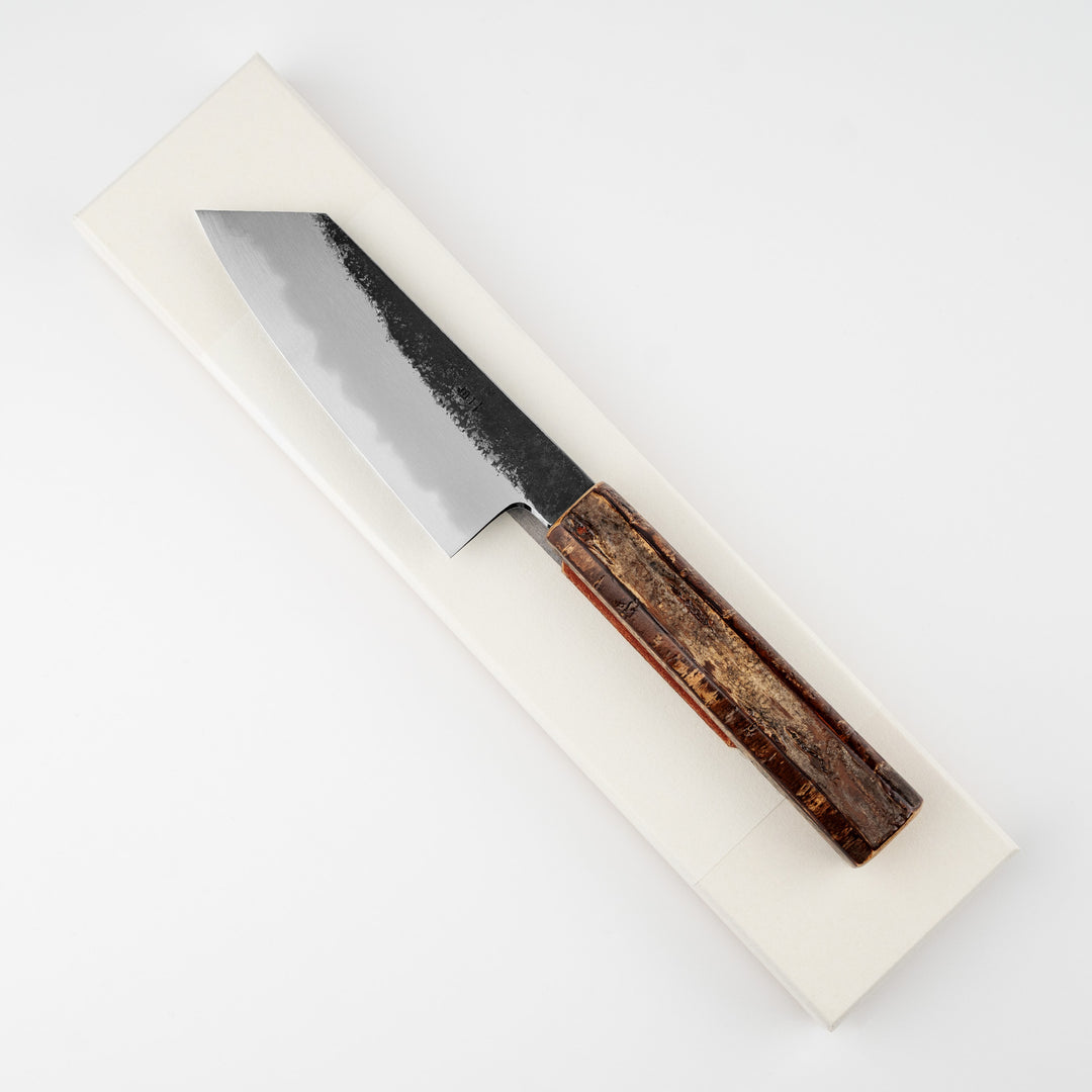 Ko-Bunka 13 cm Hado Sumi Kurouchi Shirogami#2/Iron