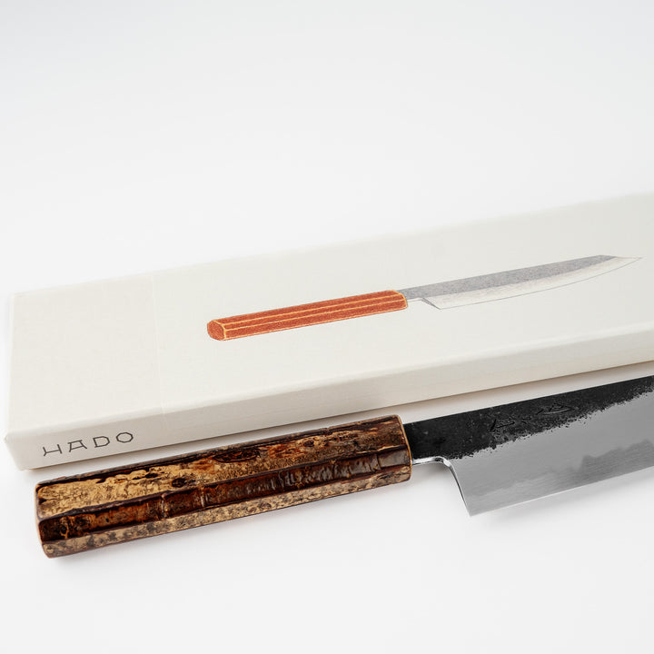 Ko-Bunka 13 cm Hado Sumi Kurouchi Shirogami#2/Iron