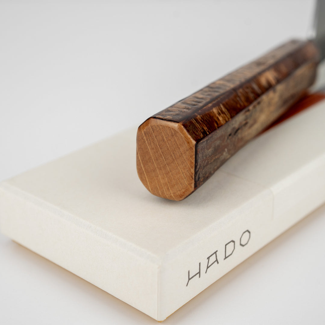 Ko-Bunka 13 cm Hado Sumi Kurouchi Shirogami#2/Iron